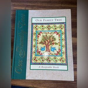 Our Family Tree~Keepsake Book by Barbara Briggs Morrow~Linen Binding~New